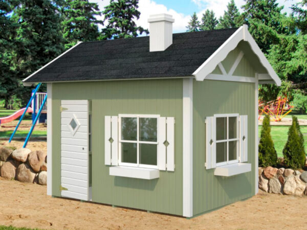 Casita de madera INFANTIL GRETE – 3.7 m2. – 233 x 175 cm. - Imagen 4